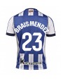 Real Sociedad Brais Mendez #23 Heimtrikot 2025-26 Kurzarm Real Sociedad Brais Mendez #23 Heimtrikot 2025-26 Kurzarm